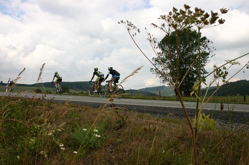 Rennrad Tour 1 am Fuß der Homert: ruhige Landstraßen